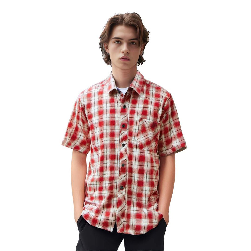 LEEHANTON® Men's Plaid Shirts with Pockets